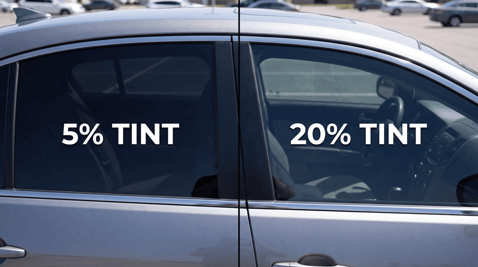 5% Tint vs 20% Tint: Which Shade Is Better for Your Car